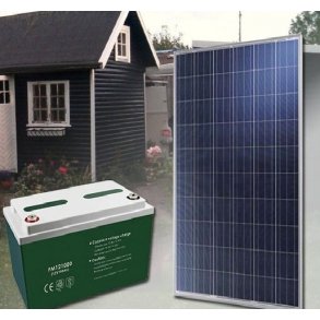 Solceller med batteri